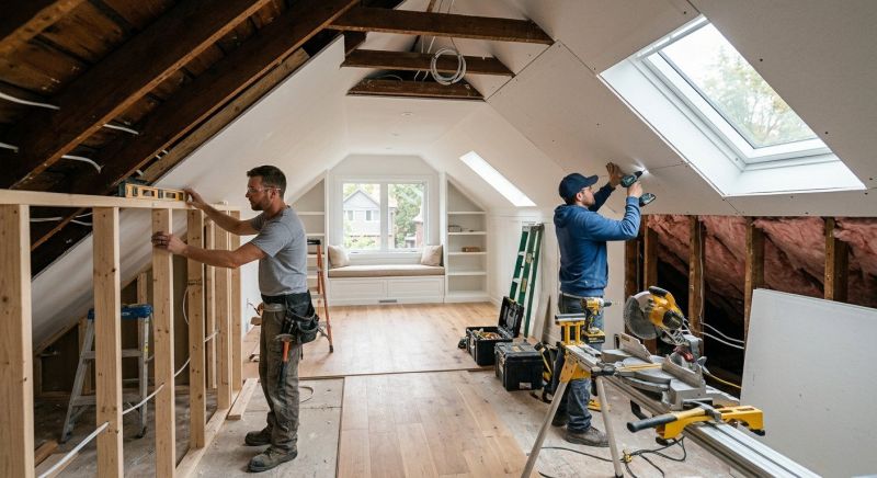 Attic Room Installation in Alpharetta, GA