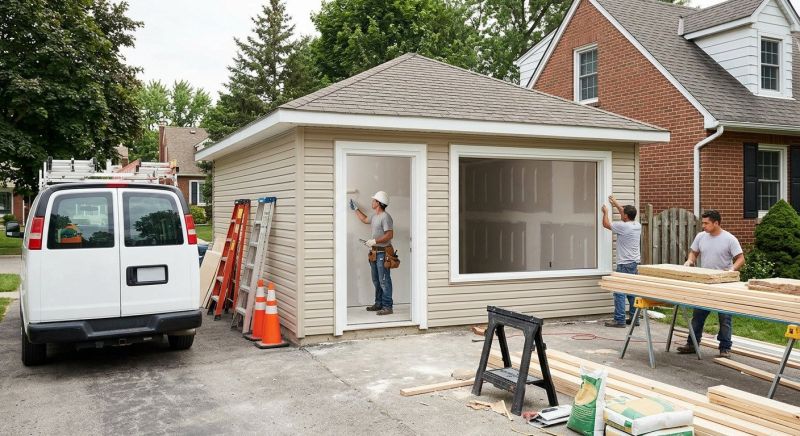 Attached Garage Renovation in Alpharetta, GA
