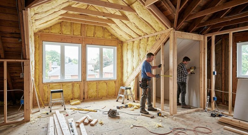 Attic Apartment Construction in Alpharetta, GA