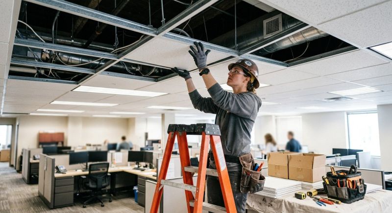 Grid Ceiling Repair in Longmont, CO