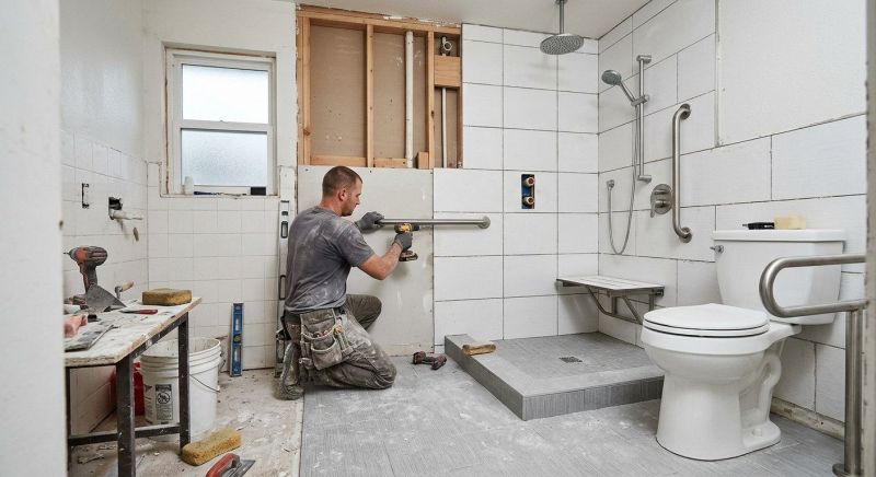 Handicap Bathroom Remodeling in Alpharetta, GA